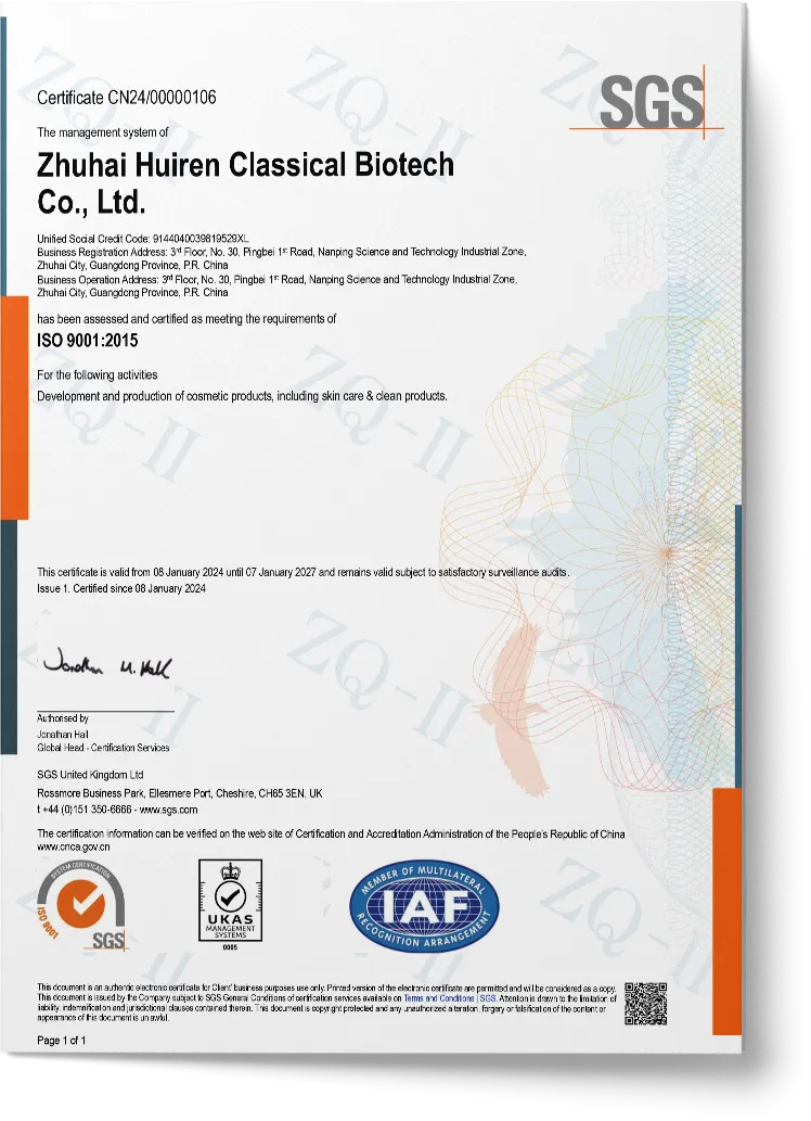 HUIREN ISO-9001